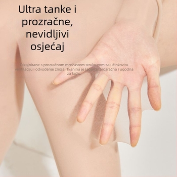 LaueVnsa112 Prozirne čarape s mogućnošću rezanja gdje god želite, tanke, nevidljive, prirodni oblik za vitke noge