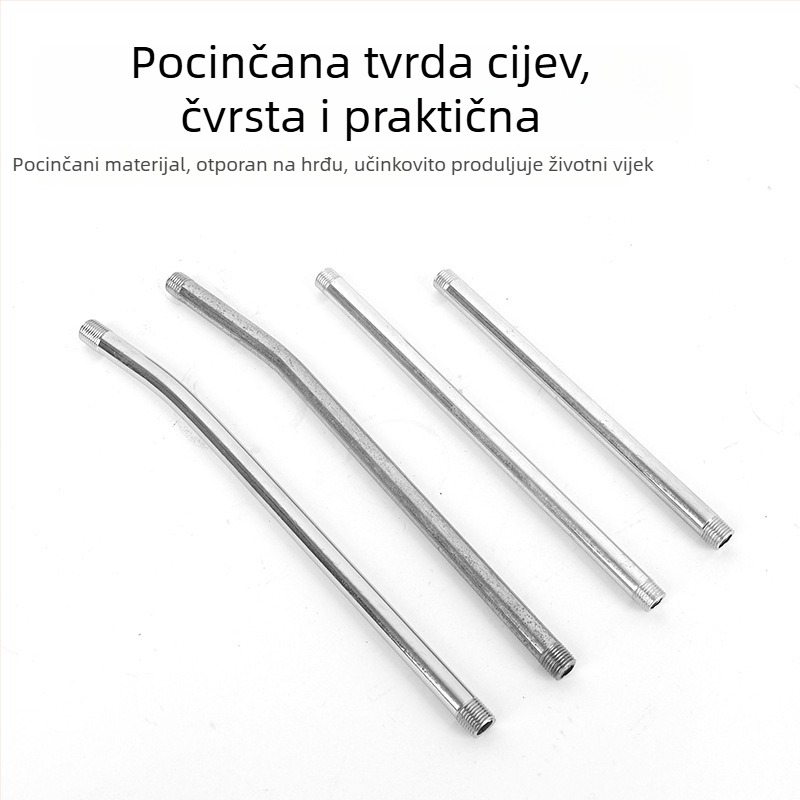 Pneumatski pribor za mazivo, ručna mlaznica s oštrim vrhom, ravna mlaznica, mlaznica za mazivo, mlaznica za injekciju ulja, željezna cijev, tvrda cijev