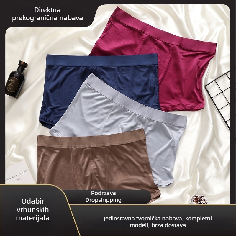 Muške boxerice od 100% svile dudovog lišća