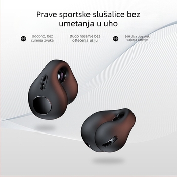 JX80 bežične slušalice s kostnom kondukcijom, bilateralni stereo, udobno nošenje bez boli, visokokvalitetan zvuk, privatni model