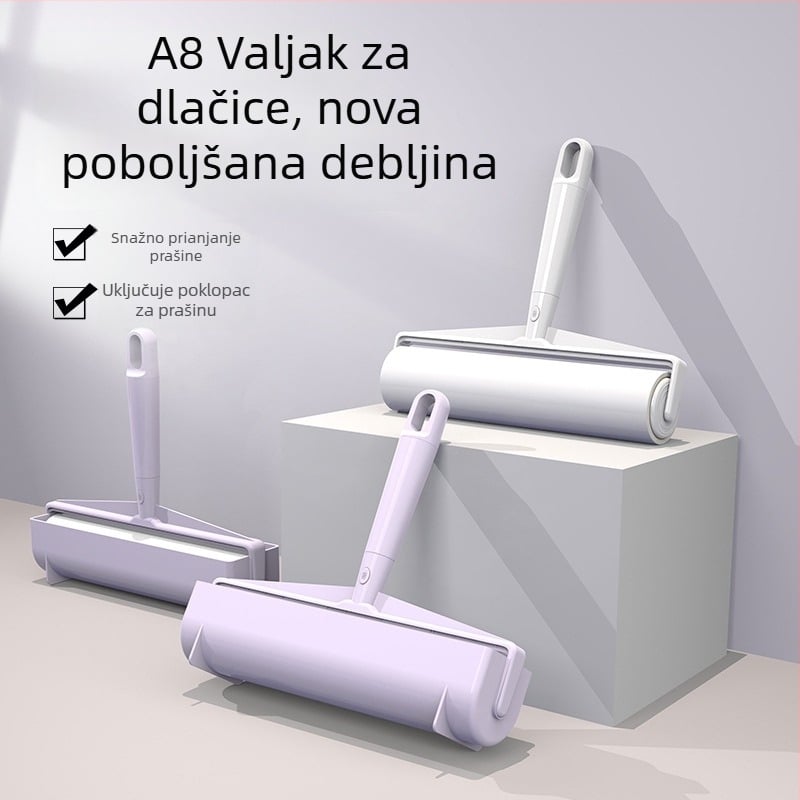 Velika zamjenska rola ljepljivog papira za uklanjanje dlaka s odjeće, kućna uporaba