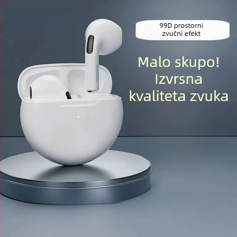Berlin Sound J6 Bežične Bluetooth slušalice, polu-in-ear dizajn, visokokvalitetan zvuk, izdržljiva baterija, kompatibilne za obje uši