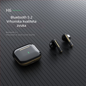 H6 privatne bežične Bluetooth slušalice, Bluetooth 5.4, in-ear, TWS, AI prijevod