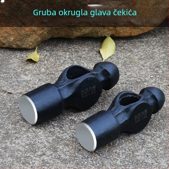 Set glava čekića: gruba okrugla glava, glava s bradavicom, 1,5 lb željezna glava čekića, 2 lb glava čekića bez drške