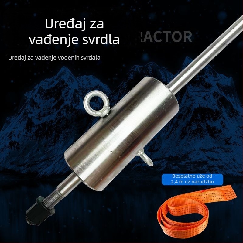 Alat za vađenje zaglavljenog svrdla s električnim udarnim sustavom, anti-udarni dizajn, galvanizirano čekić