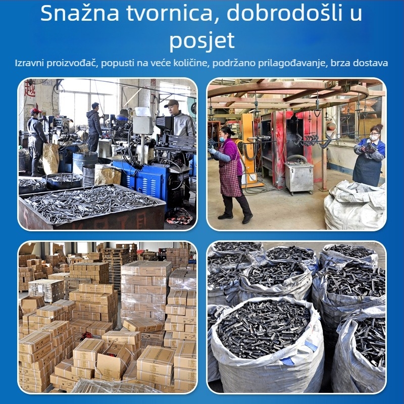 Američkog stila lagana i debela F-stezaljka, za drvarstvo, više veličina