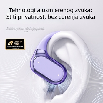 Q22 Bežične Bluetooth slušalice s kukom za uho, ne u uho, do 8 sati trajanja baterije, redukcija šuma, sportski model