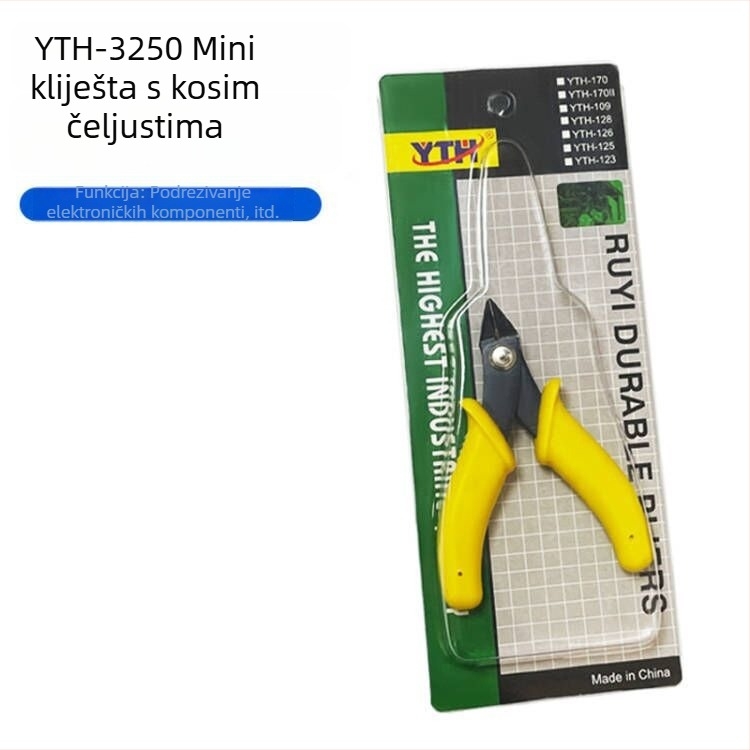 Mini kliješta za rezanje s igličastim vrhom za početnu montažu modela, dijagonalne kliješta, alat 3,5 inča
