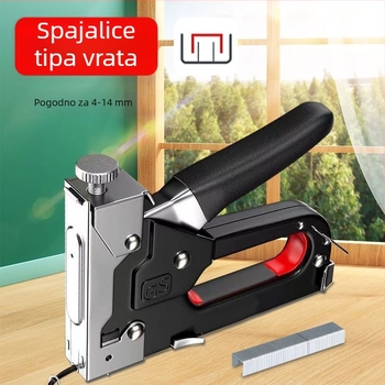 Ručni pištolj za čavle, 3-u-1 alat za kućnu stolariju, okvirivanje fotografija i reklamne tkanine.