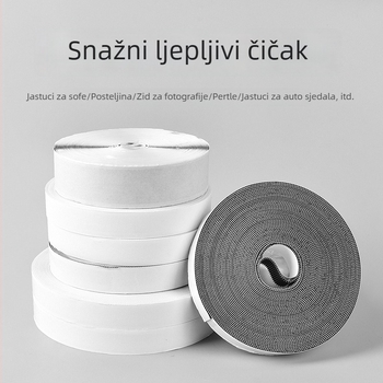 Samoljepljiva Velcro traka za učvršćivanje zavjesa i mreža, kuka i petlja