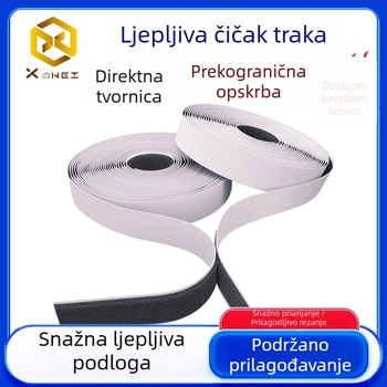 Prilagođeni Velcro od najlona s ljepilom, traka s kukom i petljom