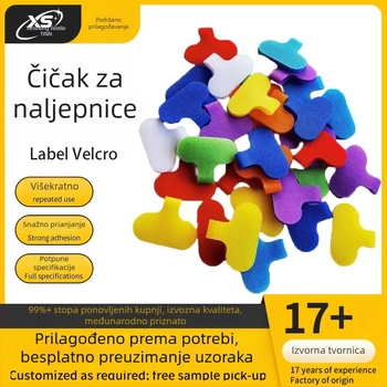 Najlonske kabelske etikete s Velcro trakom, pisljive, kodirane prema bojama, samoljepljive oznake.
