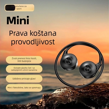 M-1S Bluetooth slušalice s kostnom provodljivošću, bežične, privatni model, HD stereo za sport, udobne