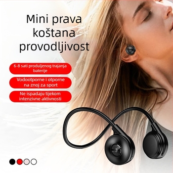 M-1S Bluetooth slušalice s kostnom provodljivošću, bežične, privatni model, HD stereo za sport, udobne