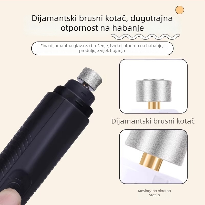 Električni brusilnik za nokte kućnih ljubimaca, za mačke i pse
