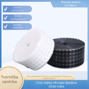 Okrugle samoljepljive Velcro točkice s muškim i ženskim dijelovima, za dječje tihe knjige
