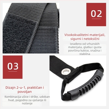 Najlon Velcro traka za organizaciju kablova i cijevi, prenosivo skladištenje
