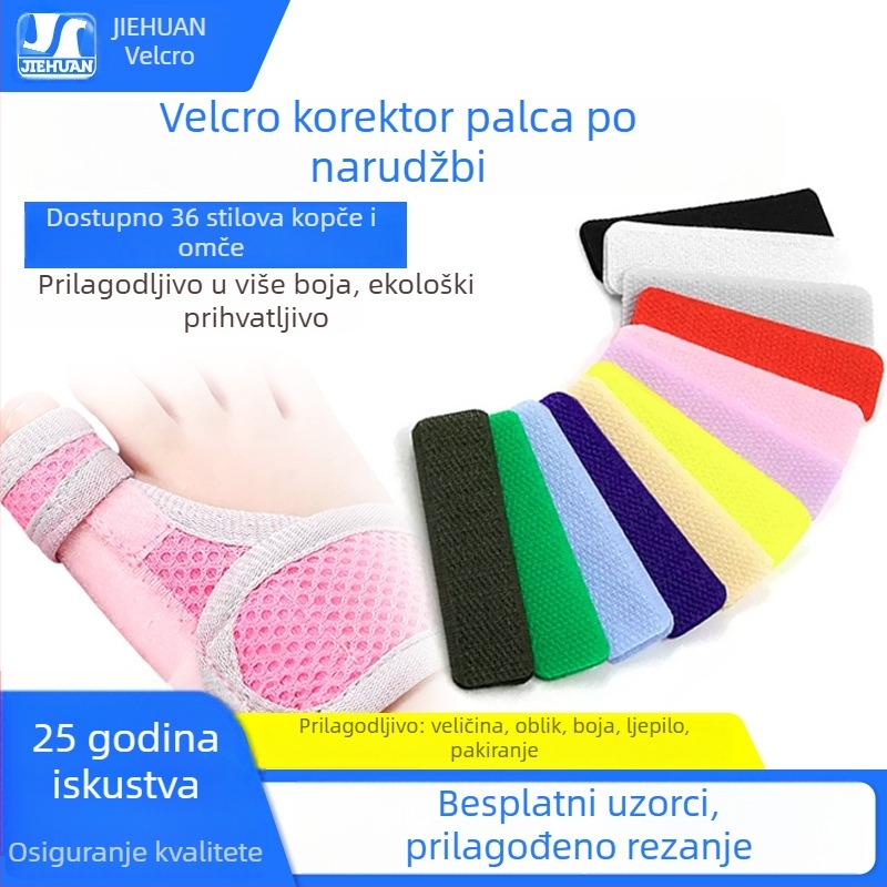 Prilagođeni korektor prstiju na nozi s Velcro zatvaračem – mekan, gladak najlon