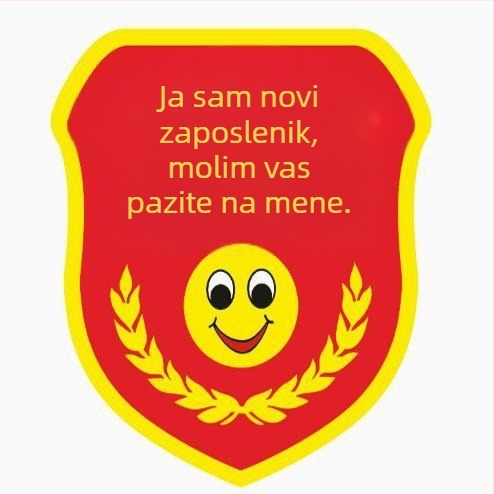 Velcro zakrpa za radnu odjeću: značka za rukav s logom, digitalni ispis, čist tekst, prilagodljiv patch