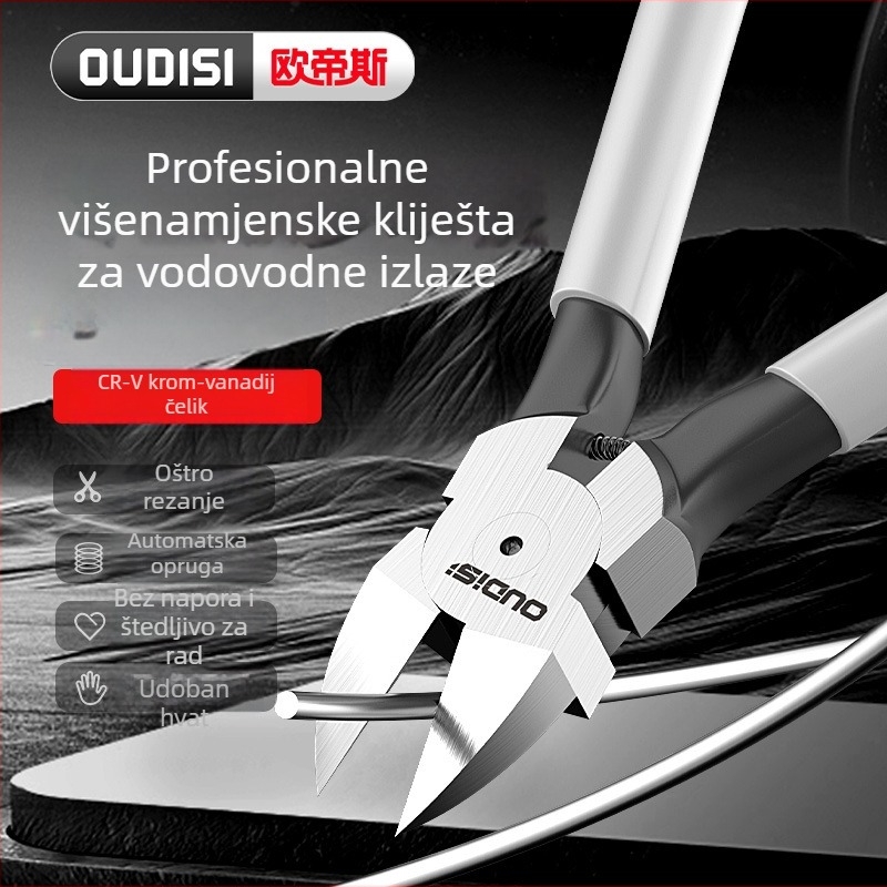 Oudisi dijagonalne kliješta za rezanje – tanki vrhovi, krom-vanadij čelik, industrijska kvaliteta