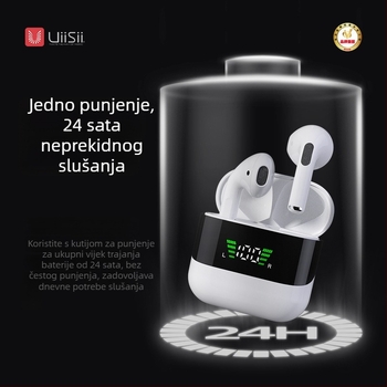 GM serija true wireless Bluetooth slušalice sa stereo zvukom, basom, izolacijom šuma, digitalnim zaslonom i brzim punjenjem
