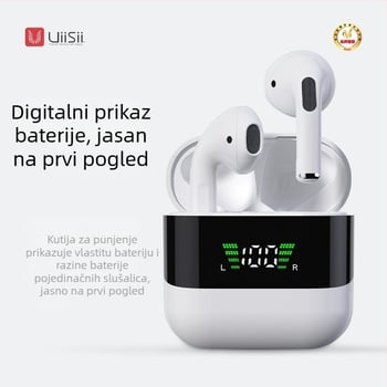 GM serija true wireless Bluetooth slušalice sa stereo zvukom, basom, izolacijom šuma, digitalnim zaslonom i brzim punjenjem