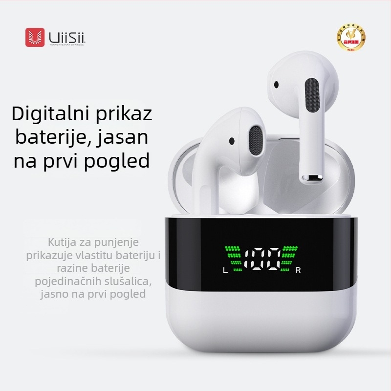 GM serija true wireless Bluetooth slušalice sa stereo zvukom, basom, izolacijom šuma, digitalnim zaslonom i brzim punjenjem