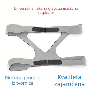 Univerzalna traka za glavu za respiratornu masku s četiri kuta, najlonska Velcro kopča