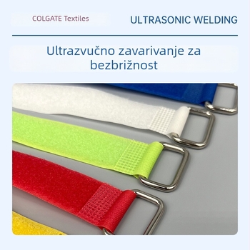 Šarena Velcro traka za upravljanje kabelima, samoljepljiva, s obrnuto kopčom, za podatkovne i slušalice kablove