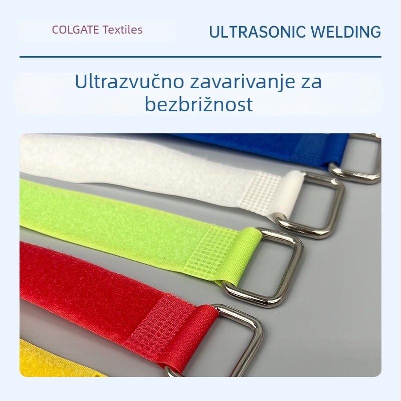 Šarena Velcro traka za upravljanje kabelima, samoljepljiva, s obrnuto kopčom, za podatkovne i slušalice kablove