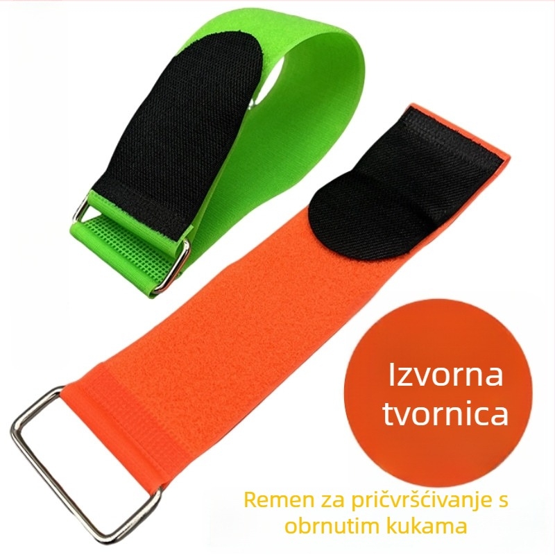 Šarena Velcro traka za upravljanje kabelima, samoljepljiva, s obrnuto kopčom, za podatkovne i slušalice kablove