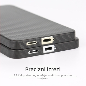 Izuzetno tanak PP kućište s Kevlar karbonskim uzorkom za Samsung S25 Ultra, potpuno zaštita, otpornost na padove, zlatna ili crna