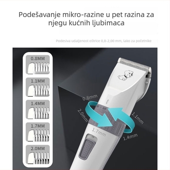 Električni alat za njegu pasa, trimer za kosu