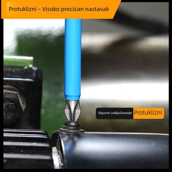 S2 antislipski križni bit za električni odvijač/bušilicu, magnetiziran, izoliran, visoka čvrstoća