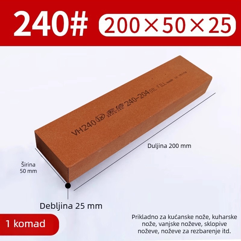 Blok uljnog kamena s mješavinom zrnatosti 180/240/150/400/320/600 za uklanjanje oštrica i poliranje na strojevima za obradu metala.
