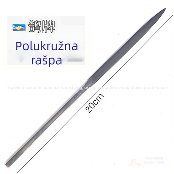 Duga kolekcija finih pilnika – polukružni i ravni pilnici za nakit, satove, oblikovanje kalupa i pozlaćivanje.