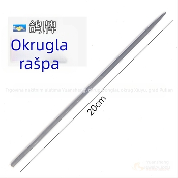Duga kolekcija finih pilnika – polukružni i ravni pilnici za nakit, satove, oblikovanje kalupa i pozlaćivanje.