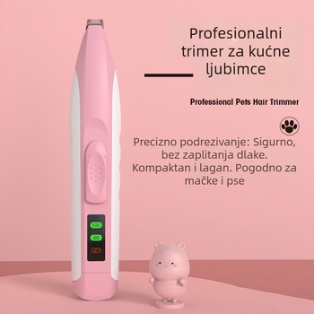 Prijenosni električni trimer za dlake na šapama psa, za kućnu upotrebu