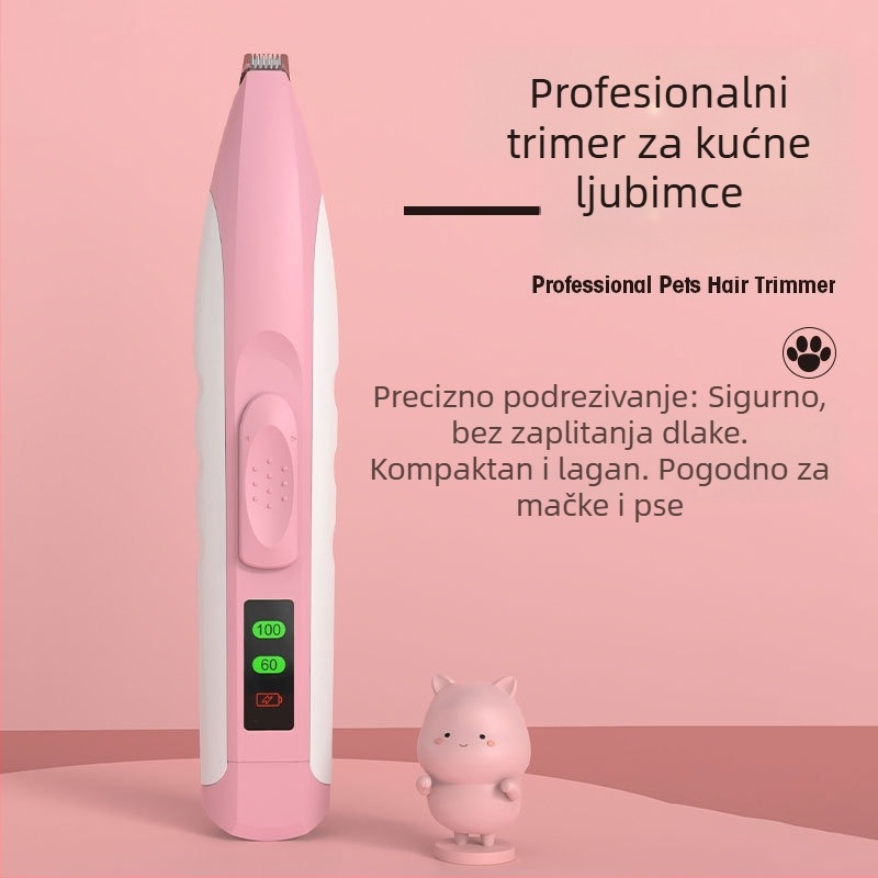 Prijenosni električni trimer za dlake na šapama psa, za kućnu upotrebu