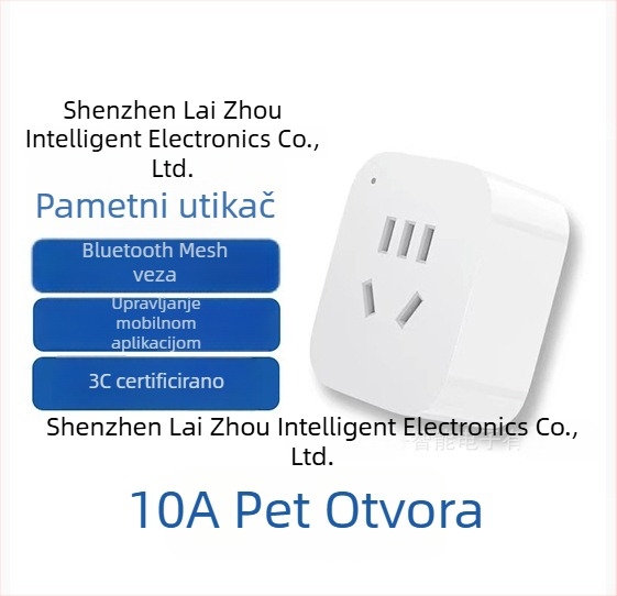 Pametna Wi‑Fi utičnica povezana s Mi Home, daljinsko upravljanje putem mobilnog telefona, vremenski prekidač i glasovno upravljanje Xiao Ai