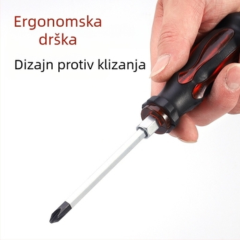 Regt Steel set Phillips i ravnih odvijača, krom-vanadijski čelik, magnetski, protuklizne PVC ručke, 1–8 mm, 175 g