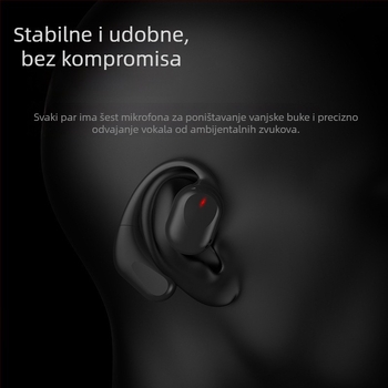 OW-530 Bluetooth slušalice s kostnom provođivanjem, otvorene za uho, iza uha, dugi vijek trajanja, 2024
