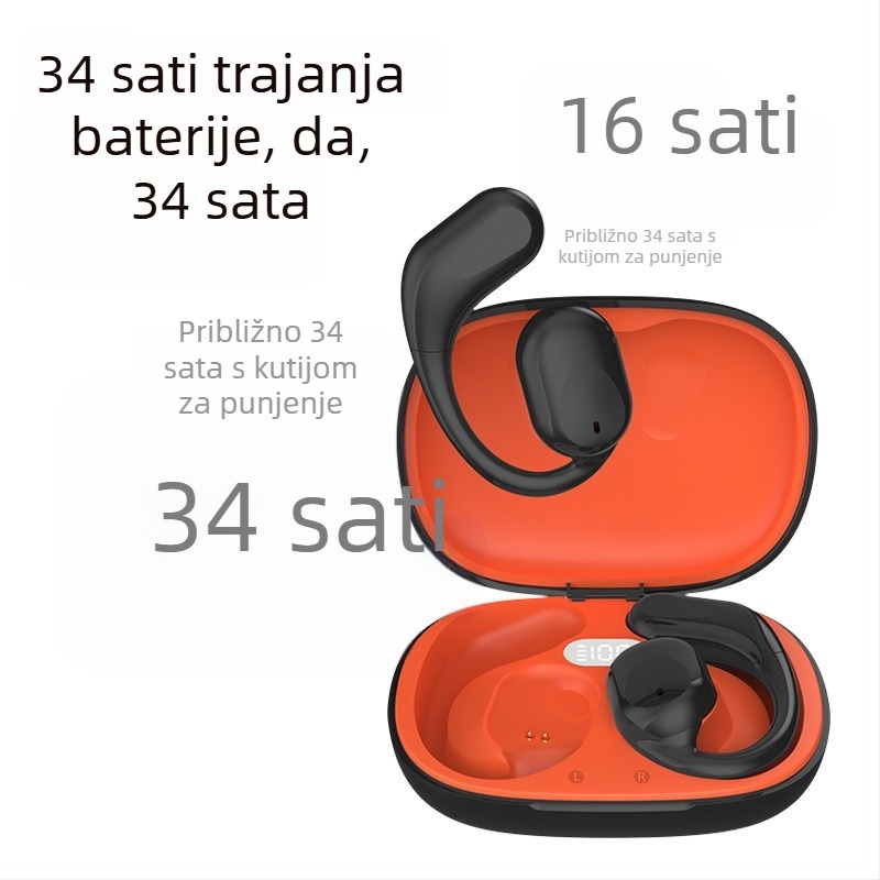 OW-530 Bluetooth slušalice s kostnom provođivanjem, otvorene za uho, iza uha, dugi vijek trajanja, 2024