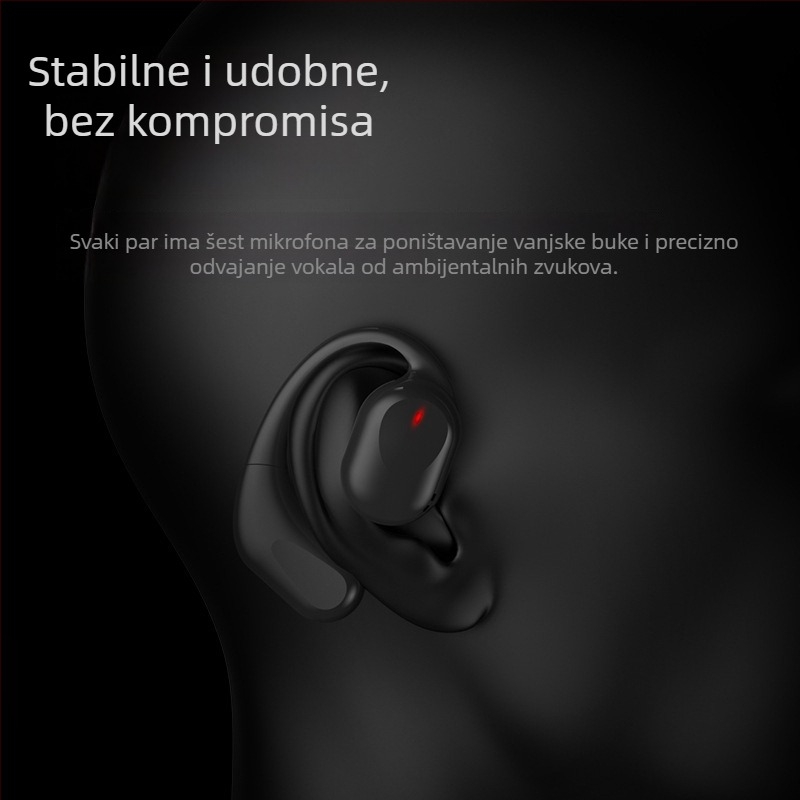 OW-530 Bluetooth slušalice s kostnom provođivanjem, otvorene za uho, iza uha, dugi vijek trajanja, 2024