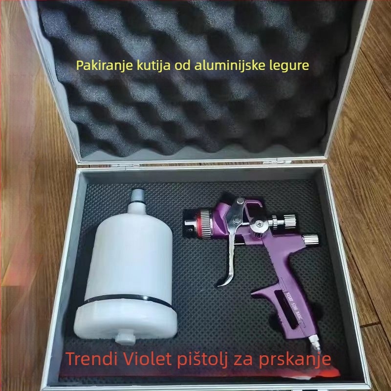 Violet 5200 sprej pištolj za bojanje automobila i drveta, pneumatski pištolj s dvostrukom namjenom za ulje i vodu