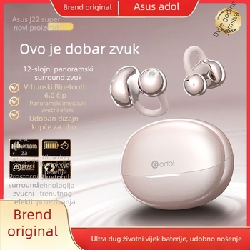Asus A-Dou J22 Bluetooth slušalice, klips tip, ne ulaze u uho, dugotrajna baterija, za sport, unisex