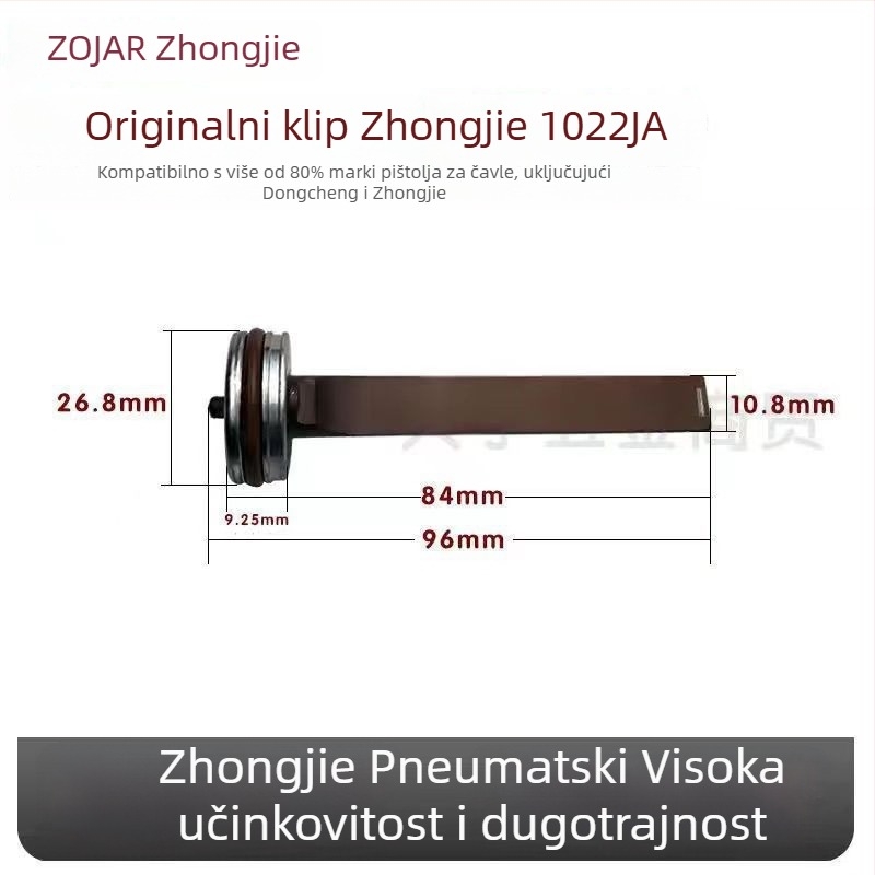 Zhongjie Aksesoari za pneumatske alate – T50 igla za pištolj za nokte, F30 ravna igla za pištolj za nokte
