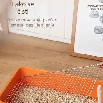 Nehrđajuća čelična mreža za pseću toaletu, jednostavno čišćenje