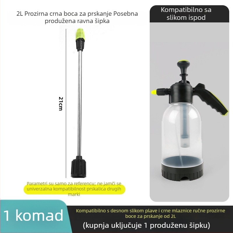 Ručna posuda za zalijevanje s tlakom za kućnu upotrebu, raspršivač za dezinficiranje i tretiranje biljaka; deblja konstrukcija, otporna na eksplozije