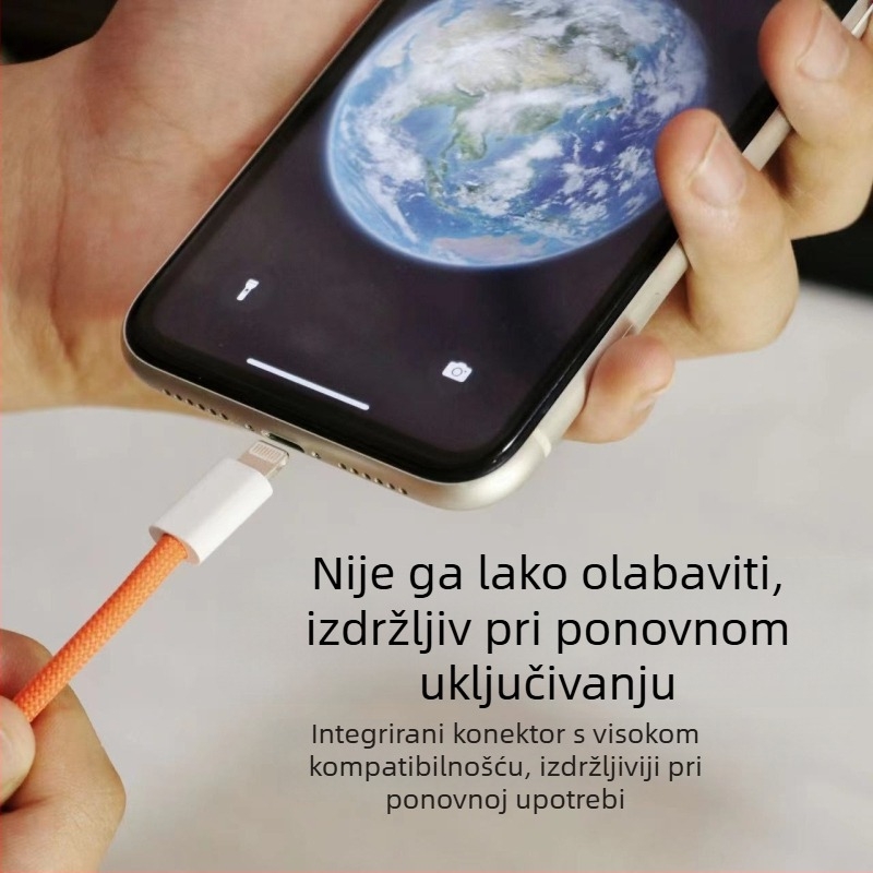 Magnetski kabel za punjenje s ugrađenim spremnikom za pohranu — USB Type-C i Lightning, za Android uređaje, Huawei iPhone 16